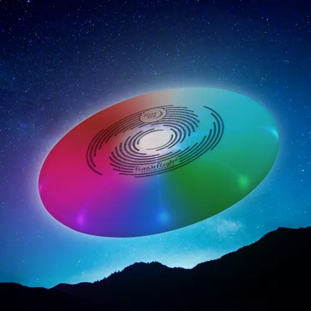 Nite-Ize FFDR-07S-R8 Rechargeable Light Up Flying Disc Nite-Ize FFDR-07S-R8 Rechargeable Light Up Flying Disc