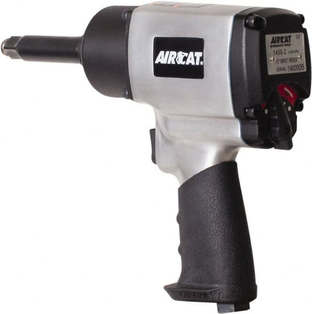 AIRCAT 1450-2 Air Impact Wrench: 1/2" Drive, 9,000 RPM, 800 ft/lb