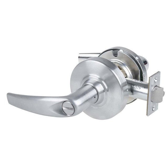 Schlage ALX40 ATH 626 Lever Locksets; Door Thickness: 1 3/8 - 1 3/4; Key Type: Keyless; Back Set: 2-3/4; For Use With: Commerical installation; Finish/Coating: Satin Chrome; Material: Brass; Material: Brass; Door Thickness: 1 3/8 - 1 3/4; Lockset Gra