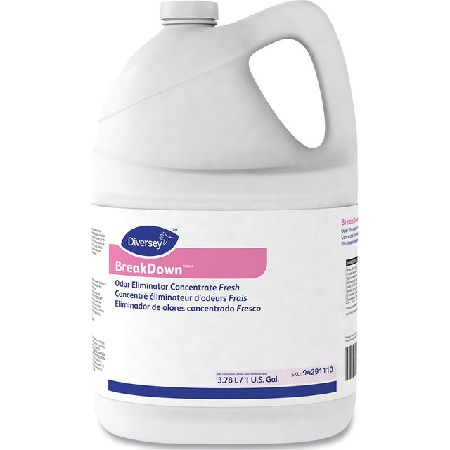 Diversey DVO94355110 BreakDownTM/MC Odor Eliminator Cherry Almond, 1 Gal, Manual, 4/CT