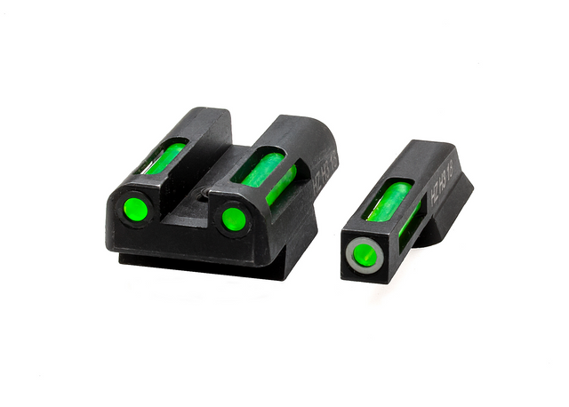 HIVIZ Shooting Systems CZN321 LiteWave H3 Tritium/Litepipe Sight Set for CZ 75, 85
