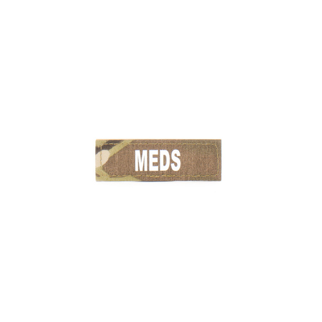 Eleven 10 E10-7003-MEDS-MTC/GLO 1x3 Med Name Tape Patch