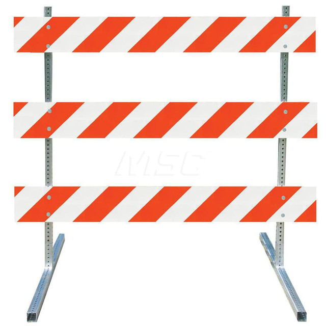 Plasticade 3508EGRDRILLKIT Traffic Barricades; Barricade Height (Inch): 63 ; Barricade Width (Inch): 96 ; Reflective: Yes ; Compliance: NCHRP-350; MUTCD