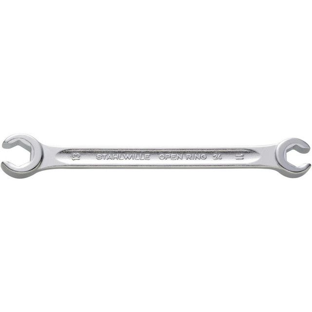 Stahlwille 41081619 Flare Nut Wrenches; Wrench Type: Open End ; Wrench Size: 16mm; 19 mm ; Double/Single End: Double ; Opening Type: 12-Point Flare Nut ; Material: Steel ; Finish: Chrome-Plated