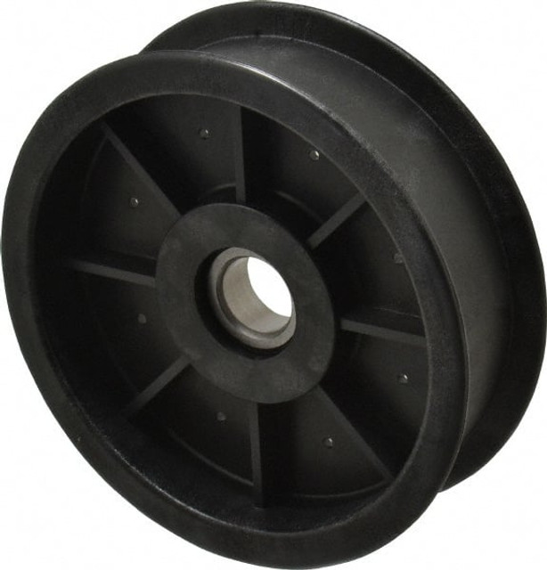 Fenner Drives FA4501 17 Inside x 4-1/2" Outside Diam, 1.09" Wide Pulley Slot, Glass Reinforced Nylon Idler Pulley