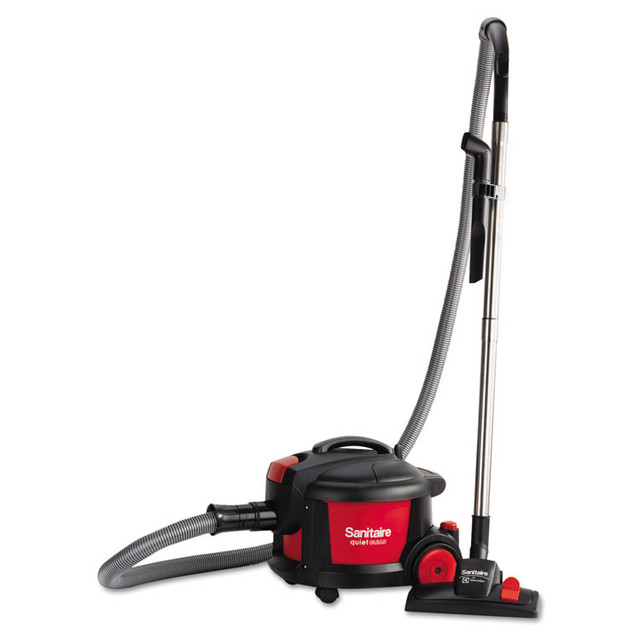 ELECTROLUX FLOOR CARE COMPANY Sanitaire® SC3700A EXTEND Top-Hat Canister Vacuum SC3700A, 9 A Current, Red/Black