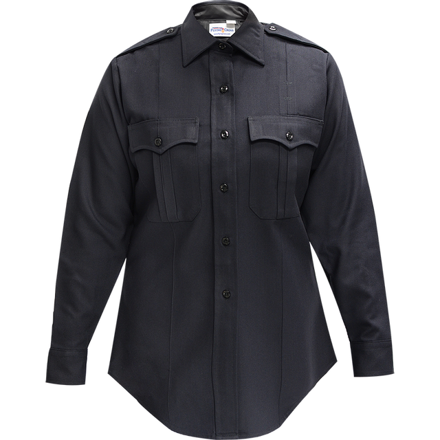 Flying Cross 102W69 86 48 REG Deluxe Tactical Women's Long Sleeve Shirt - LAPD Navy
