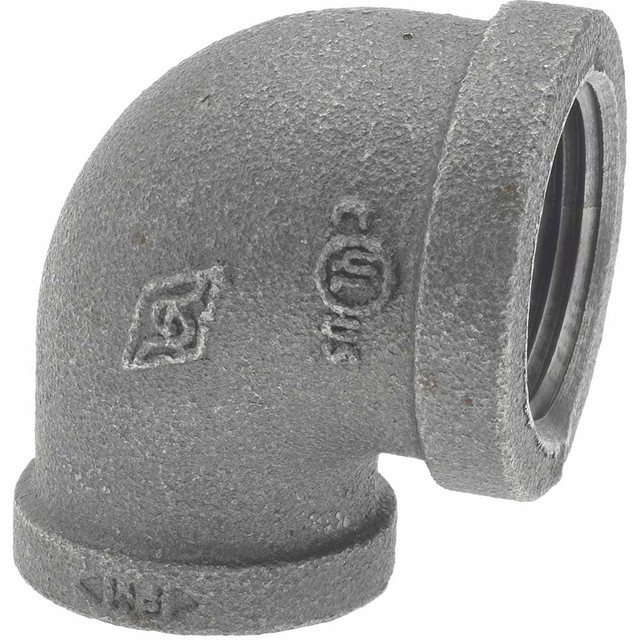 B&K Mueller 520-154HN Black 90 ° Reducing Elbow: 1 x 3/4", Threaded