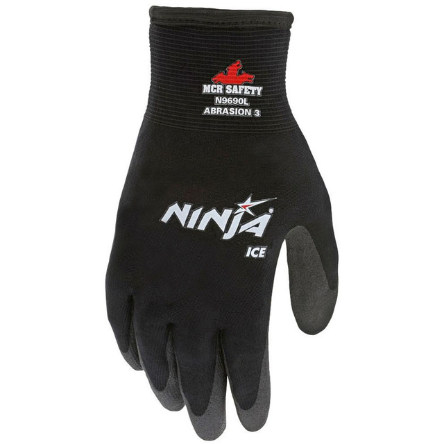 MCR Safety N9690XXL General Purpose Work Gloves: 2X-Large, Latex Coated, Nylon