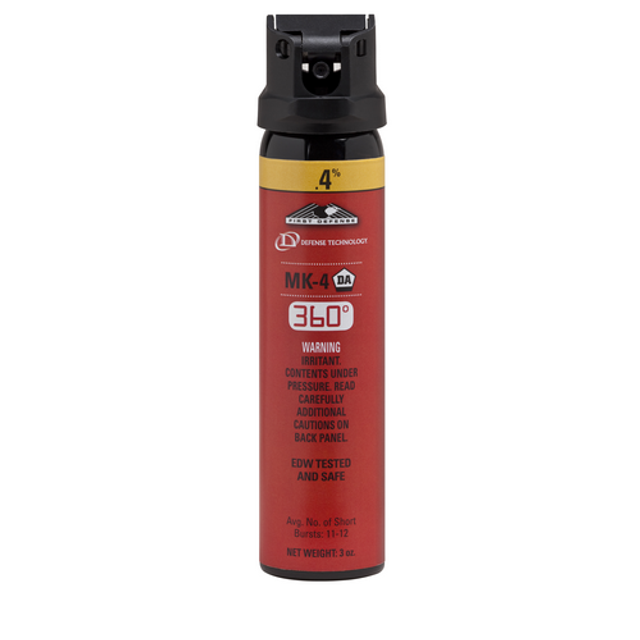 Defense Technology 1012969 First Defense 360 .4% MK-4 Stream OC Aerosol Defense Technology 1012969 First Defense 360 .4% MK-4 Stream OC Aerosol