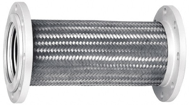 Mason Ind. FFL 6"X24" 6" Pipe, Braided Stainless Steel Single Arch Hose Pipe Expansion Joint