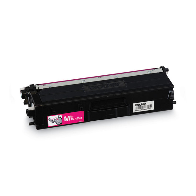 BROTHER INTL. CORP. TN433M TN433M High-Yield Toner, 4,000 Page-Yield, Magenta