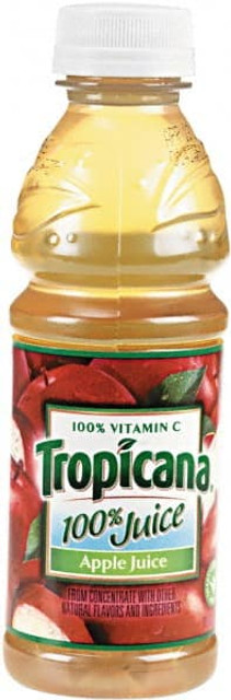 Tropicana QKR57178 Case of (24), 10 oz Bottles Apple Juice