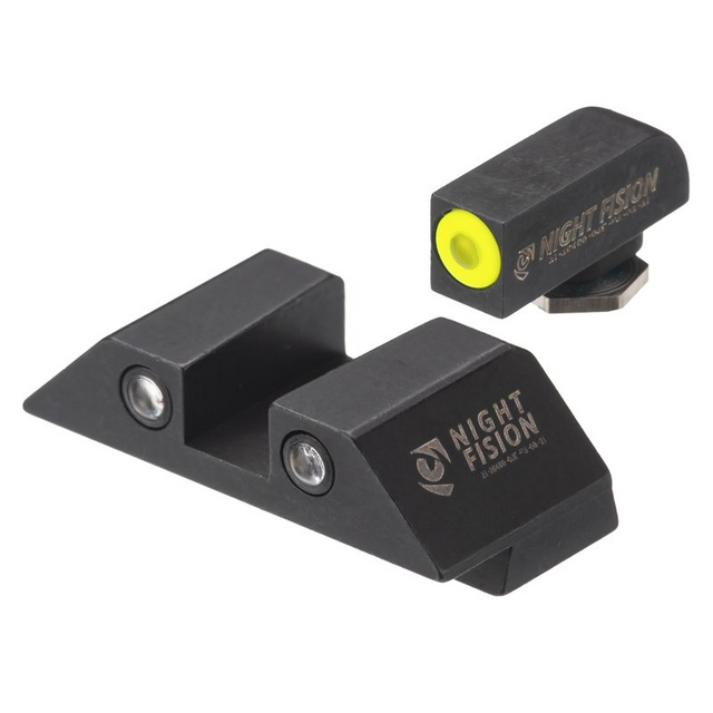 Night Fision GLK-001-003-YGZG Night Sight Set for Glock 17/19/34