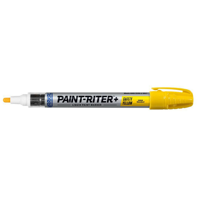Markal 97271 Liquid Paint Marker in OSHA and ANSI safety colors.