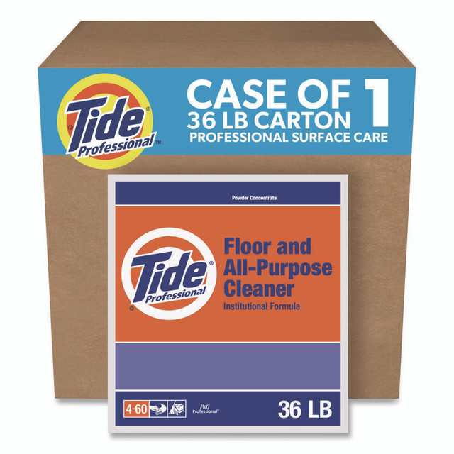 PROCTER & GAMBLE Tide® Professional™ 02364 Floor and All-Purpose Cleaner, 36 lb Box