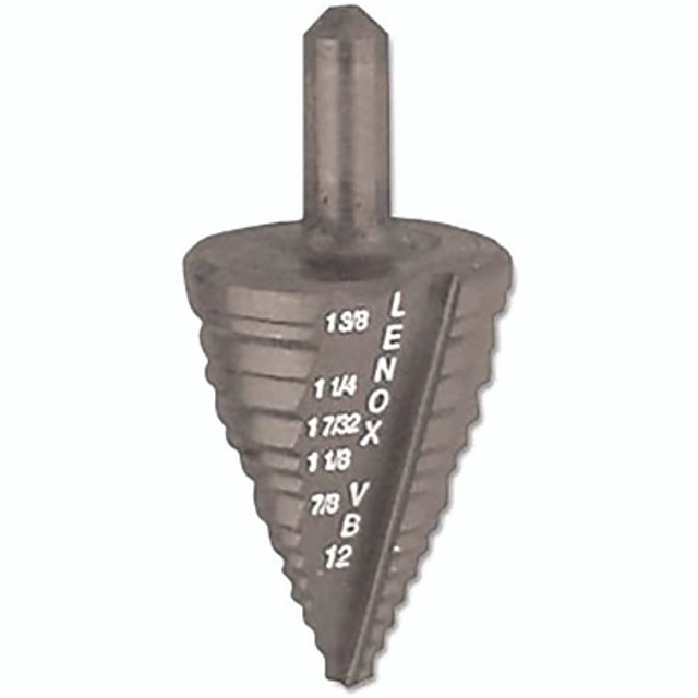 Stanley® Products Lenox® Vari-Bit Step Drill Bits, #12, 7/8 in to 1-3/8 in Cutting Diameter, 5 Steps Stanley® Products Lenox® Vari-Bit Step Drill Bits, #12, 7/8 in to 1-3/8 in Cutting Diameter, 5 Steps