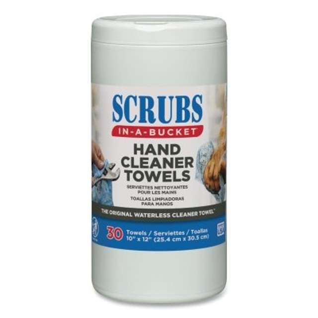 ITW Pro Brands SCRUBS® Hand Cleaner Towels, 30/Container, Citrus