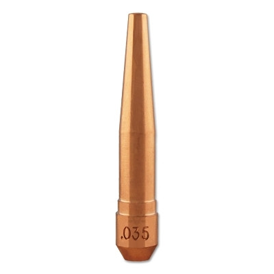 Bernard™ Centerfire™ MIG Contact Tip, 0.035 in Wire, TT-035, Non-Threaded, Tapered Base