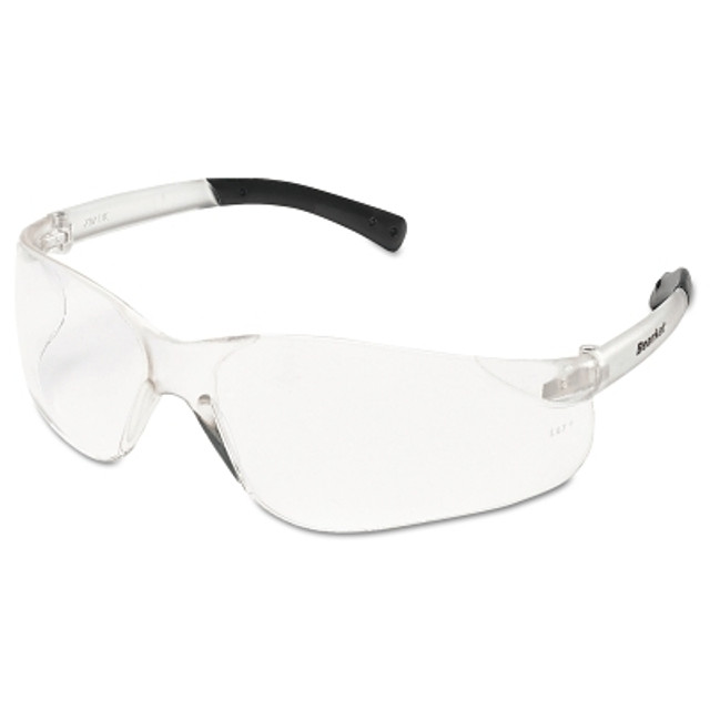 MCR Safety BK110 BearKat® BK1 Series Safety Glasses, Clear Lens, Duramass® Scratch-Resistant, Clear Frame