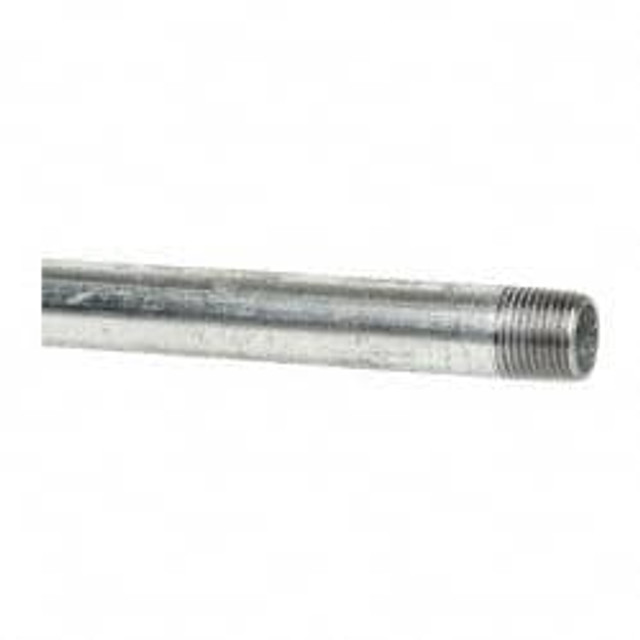 B&K Mueller 563-600FG Galvanized Pipe Nipple: 1/2", 60" Long, Schedule 40, Steel