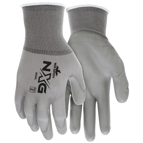 MCR Safety 9666XXL Gray Nylon Gray PU 13 Gauge