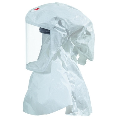 3M™ S-Series Hoods and Headcover, Hood with Integrated Suspension, M/L, White