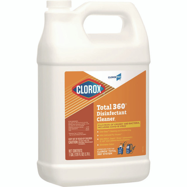 CLOROX SALES CO. 31650 Total 360 Disinfectant Cleaner, 128 oz Bottle, 4/Carton