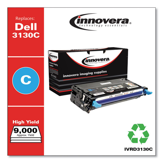 INNOVERA D3130C Remanufactured Cyan High-Yield Toner, Replacement for 330-1199, 9,000 Page-Yield