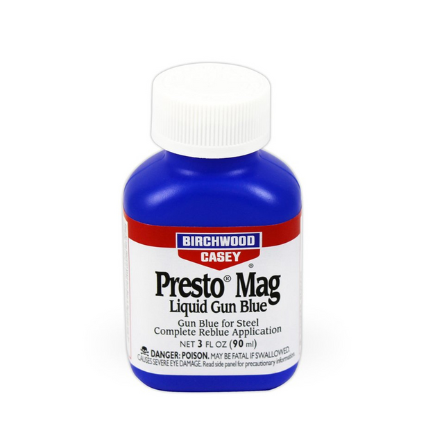 Birchwood Casey BC-13525 Presto Blue Mag Gun Blue, 3 fl. oz. Bottle