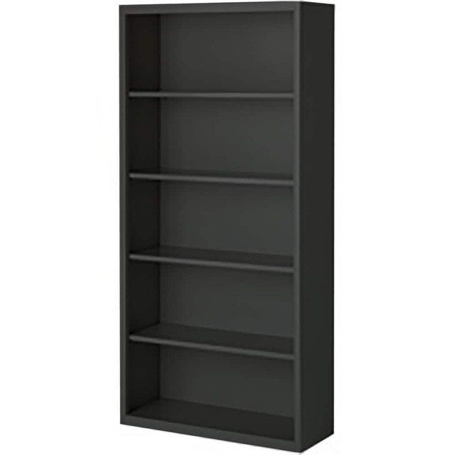 Steel Cabinets USA BCA-367218-E Bookcases; Overall Height: 72 ; Overall Width: 36 ; Overall Depth: 18 ; Material: Steel ; Color: Espresso ; Shelf Weight Capacity: 160