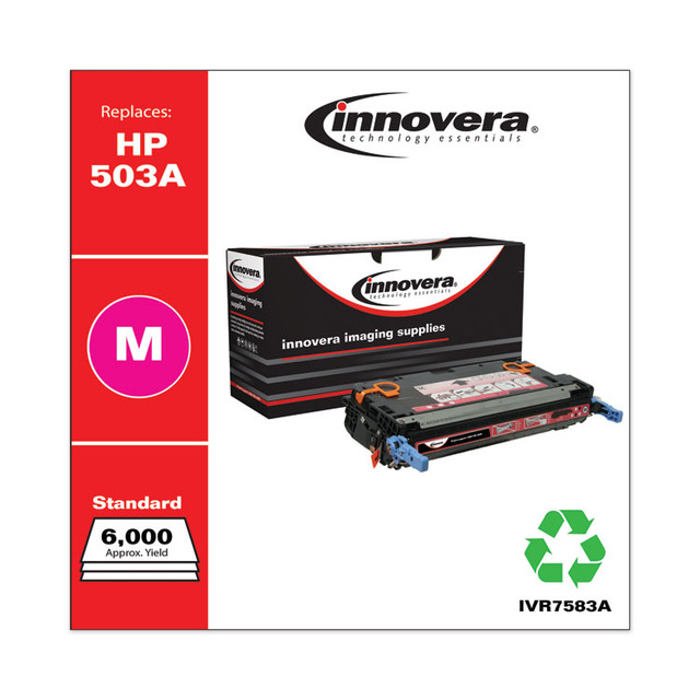 INNOVERA 7583A Remanufactured Magenta Toner, Replacement for 503A (Q7583A), 6,000 Page-Yield