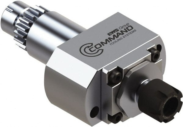 Command Tooling LSA1C1101 Collet Chuck: 0.2 to 7 mm Capacity, ER Collet, 22 mm Shank Dia, Swiss Star Shank