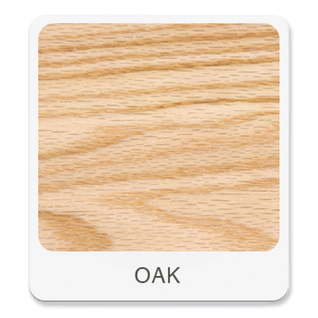 DIVERSIFIED WOODCRAFTS, INC. Spaces™ P710LBBK30N Classroom Science Table, 48w x 24d x 30h, Black High Pressure Laminate (HPL) Top, Clear Northwoods Oak Base