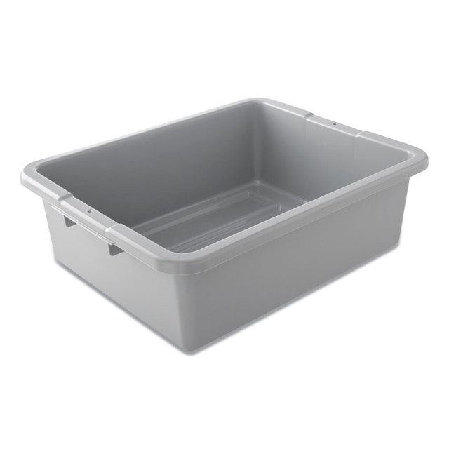 RUBBERMAID COMMERCIAL PROD. 335192GRAY Bus/Utility Box, 17.3" x 7" x 21.5", Gray