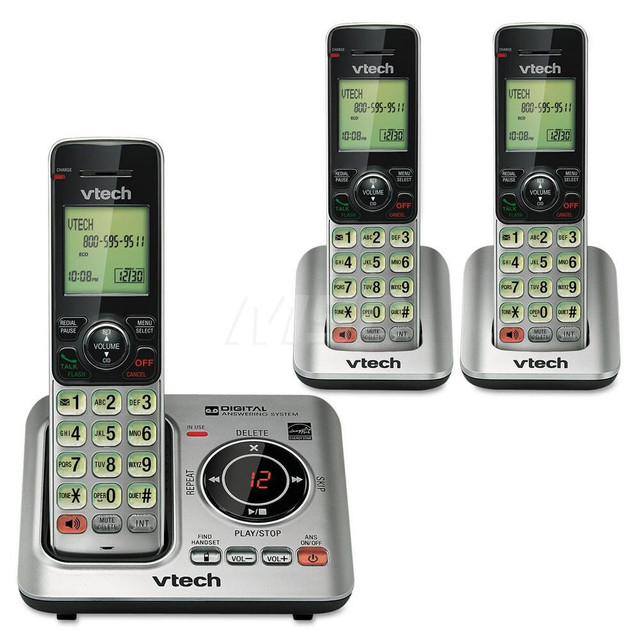 vtech VTECS66293 Digital Answering System: Black & Silver