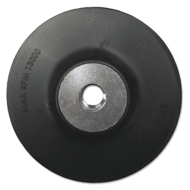 ORS Nasco Anchor Brand General Purpose Back-up Pad, 5 in dia, 5/8 in - 11 arbor, Medium, 12000 RPM