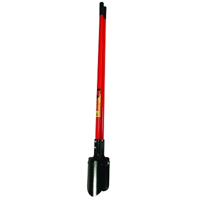 The AMES Companies, Inc. RAZOR-BACK® Post Hole Digger, 11.625 in Blade L, 6 in Spread, Hercules Pattern with Beveled Digging Edge, 48 in L Fiberglass Handle