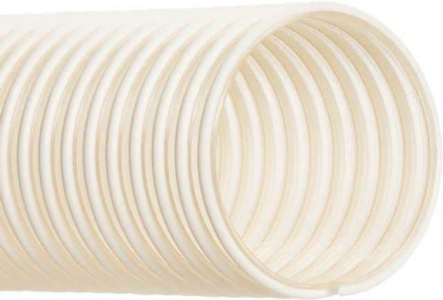 Hi-Tech Duravent 213200752250 Vacuum Duct Hose: Polyurethane, 3/4" ID, 30 Hg Vac Rating, 40 psi