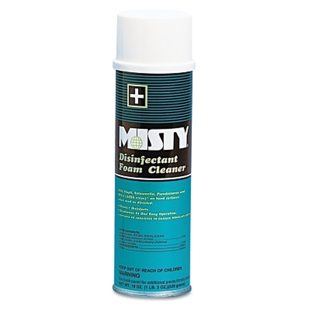 Zep Inc. Misty® Disinfectant Foam Cleaner, Fresh Scent, 19oz Aerosol