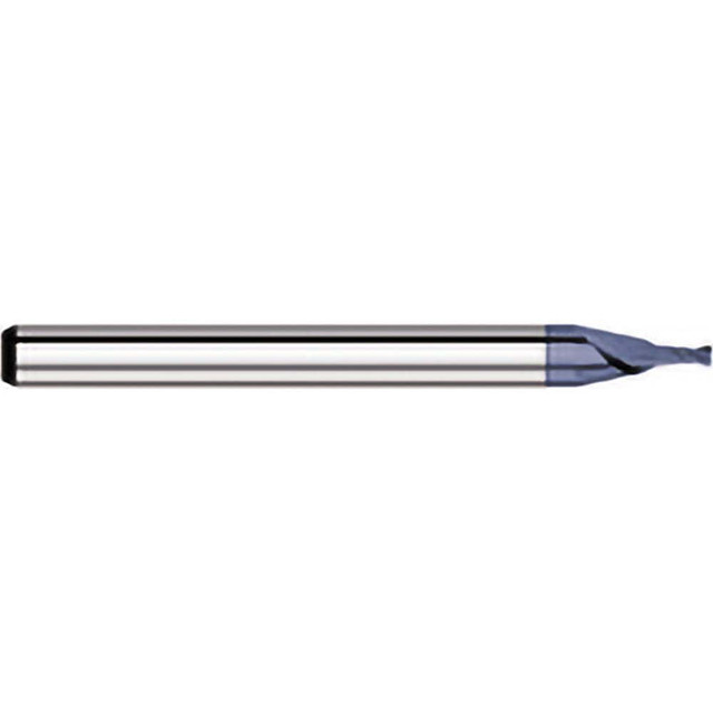 Titan USA TC52245 Square End Mill: 0.045'' Dia, 0.068'' LOC, 1/8'' Shank Dia, 1-1/2'' OAL, 2 Flutes, Solid Carbide