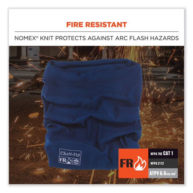 TENACIOUS HOLDINGS, INC. ergodyne® 42201 Chill-Its 6486 FR Multi-Band, Nomex, One Size Fits Most, Navy