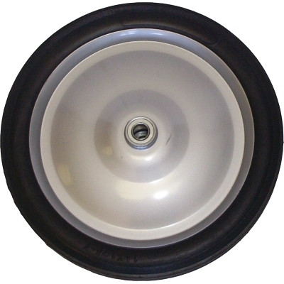 Saf-T-Cart™ Semi-Pneumatic Wheel, Rubber, 14 in Wheel dia, 200 lb