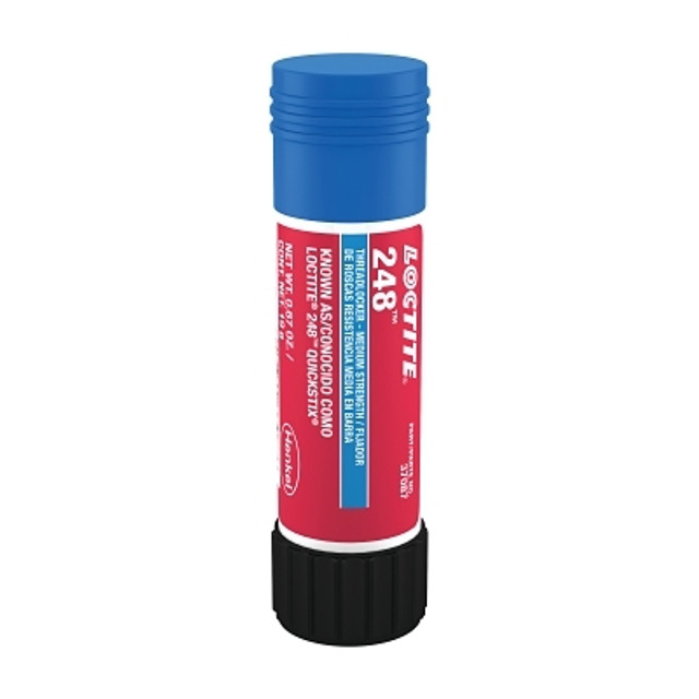 Henkel Corporation Loctite® 248™ Medium-Strength Threadlocker Solid Stick, 19 g, 1/4 in to 3/4 in dia, Blue