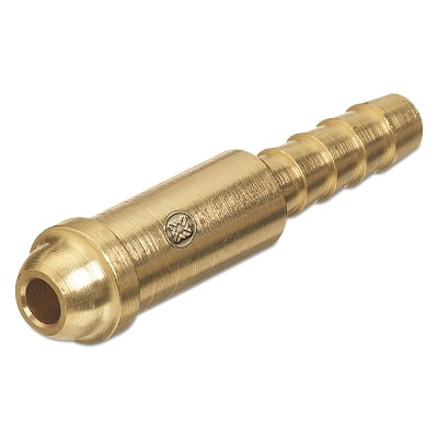 Western Enterprises Inert Arc Nipple, 200 PSIG, Brass, 2-7/32 in, 3/8 in Hose ID