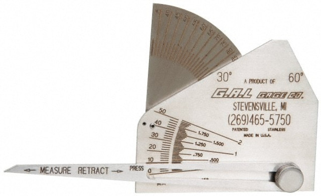 MSC 9A Stainless Steel Weld Gage