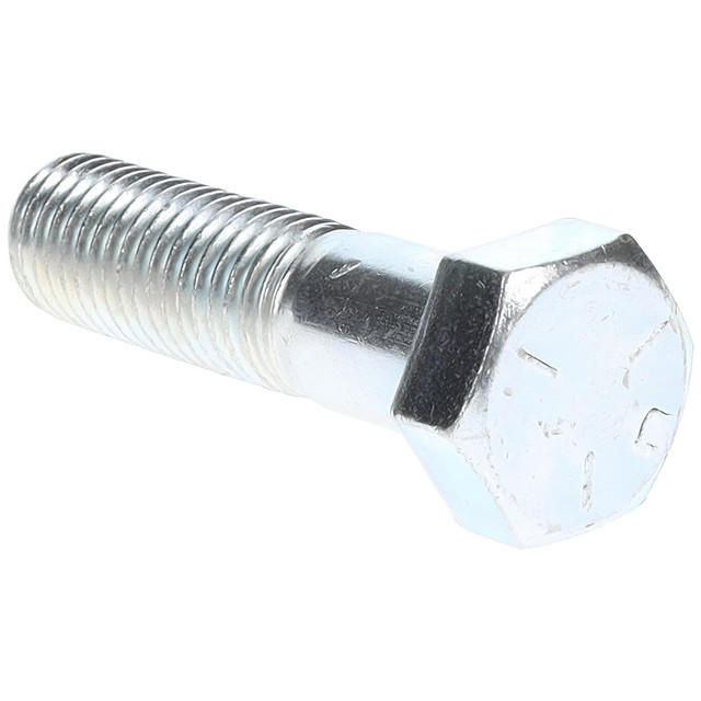 MSC MSC-30160-3 Hex Head Cap Screw: 3/4-10 x 3", Grade 5 Steel, Zinc-Plated