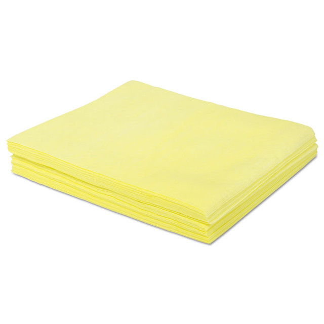 BOARDWALK DSMFPY Dust Cloths, 18 x 24, Yellow, 50/Bag, 10 Bags/Carton
