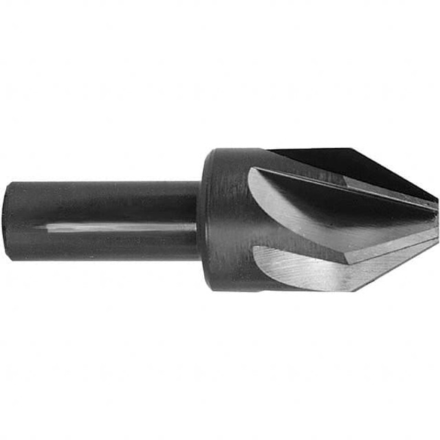 Melin Tool 18553 Countersink: 1" Head Dia, 100 ° Included Angle, 6 Flutes, High Speed Steel, Right Hand Cut
