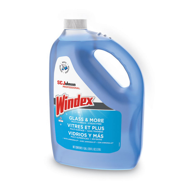 SC JOHNSON Windex® 696503EA Glass Cleaner with Ammonia-D, 1 gal Bottle